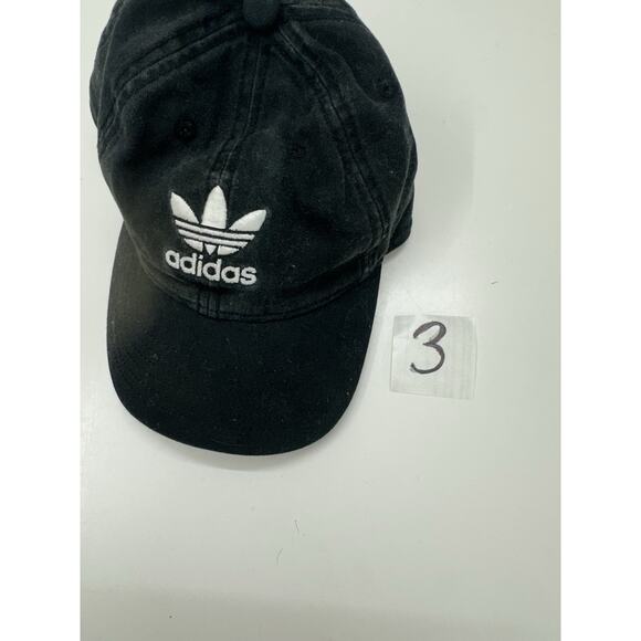 Adidas Baseball Hat Adjustable Black Logo Cap - Picture 11 of 11